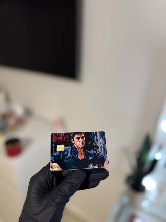ScarFace Debit/Credit Card STICKER